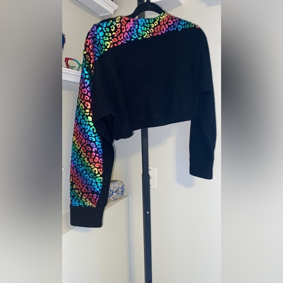 THREADS OF PRVLG
Black Leopard-print Cashmere Jumper - Picture 7 of 13